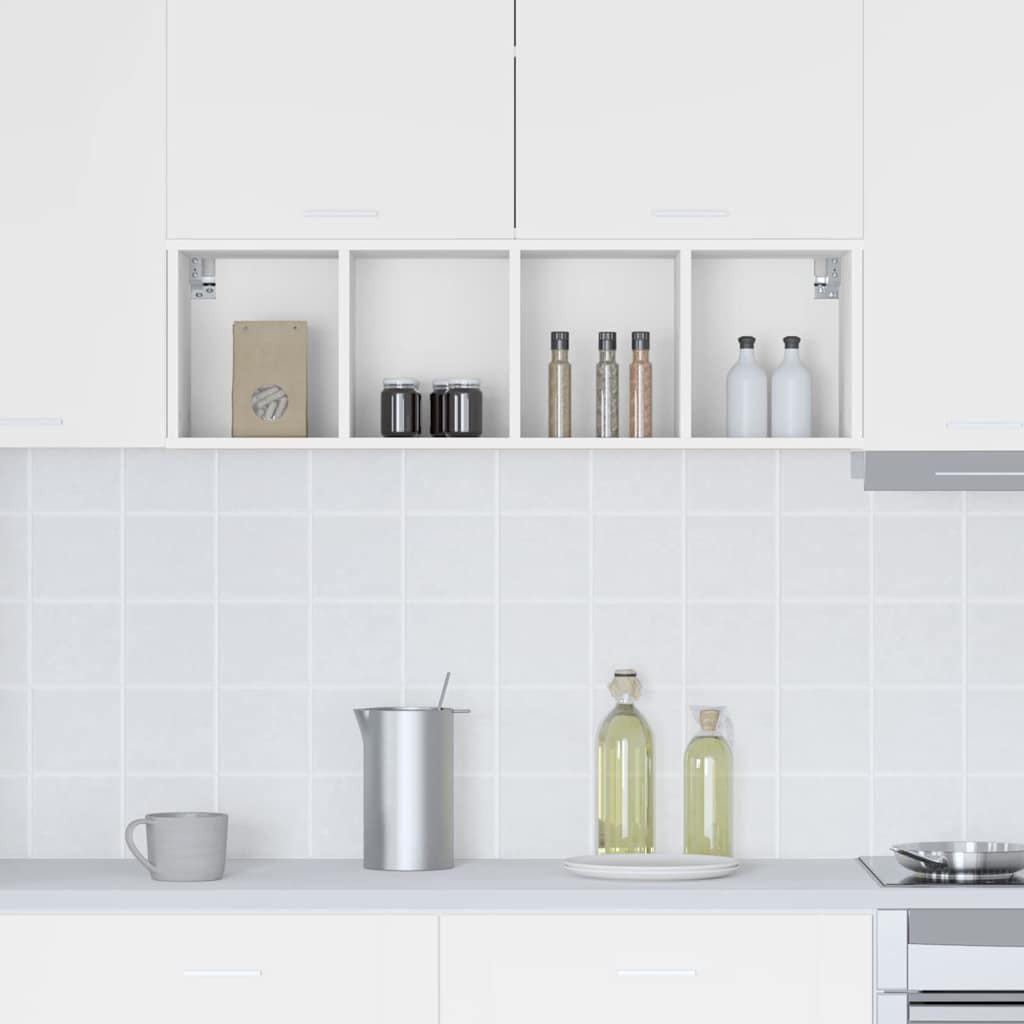 Hanging Cabinet Riga White 30 x 29,5 x 100 cm Engineered Wood