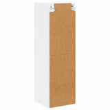 Hanging Cabinet Riga White 30 x 29,5 x 100 cm Engineered Wood - Close-Up Angle