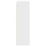 Hanging Cabinet Riga White 30 x 29,5 x 100 cm Engineered Wood - Rear View
