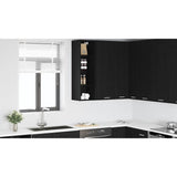 Hanging Cabinet Black Oak 30 x 29,5 x 100 cm Engineered Wood