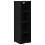 Hanging Cabinet Black Oak 30 x 29,5 x 100 cm Engineered Wood