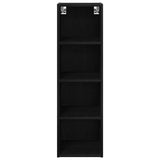 Hanging Cabinet Black Oak 30 x 29,5 x 100 cm Engineered Wood