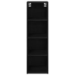 Hanging Cabinet Black Oak 30 x 29,5 x 100 cm Engineered Wood
