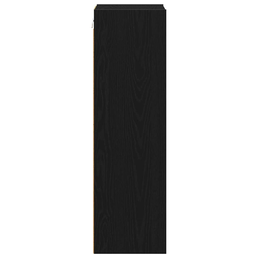 Hanging Cabinet Black Oak 30 x 29,5 x 100 cm Engineered Wood