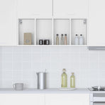 Hanging Cabinet White 40 x 29,5 x 100 cm Engineered Wood