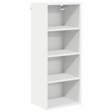 Hanging Cabinet Riga White 40 x 29,5 x 100 cm Engineered Wood - Front View