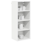 Hanging Cabinet White 40 x 29,5 x 100 cm Engineered Wood