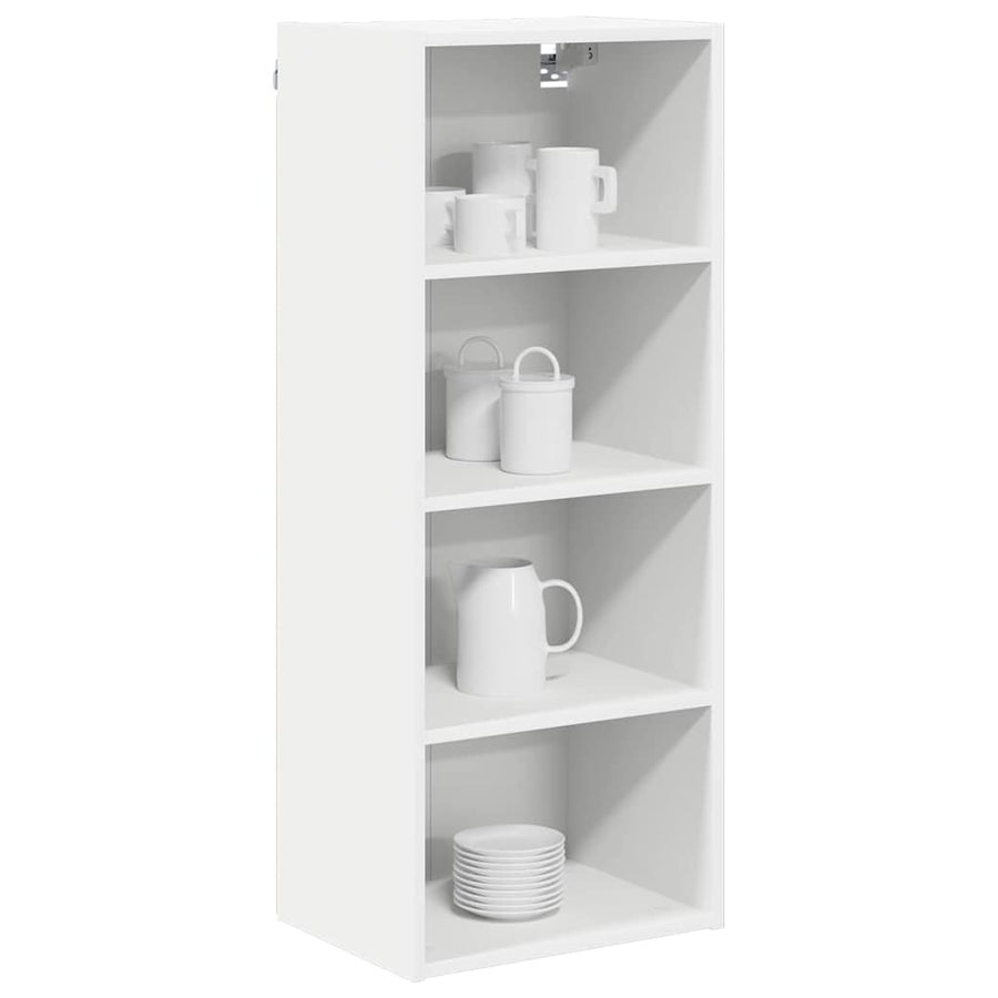 Hanging Cabinet White 40 x 29,5 x 100 cm Engineered Wood