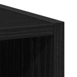 Hanging Cabinet with Shelf Riga Black Oak 40 x 29,5 x 100 cm - Low Angle