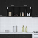 Hanging Cabinet Black Oak 40 x 29,5 x 100 cm Engineered Wood