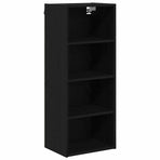 Hanging Cabinet Black Oak 40 x 29,5 x 100 cm Engineered Wood