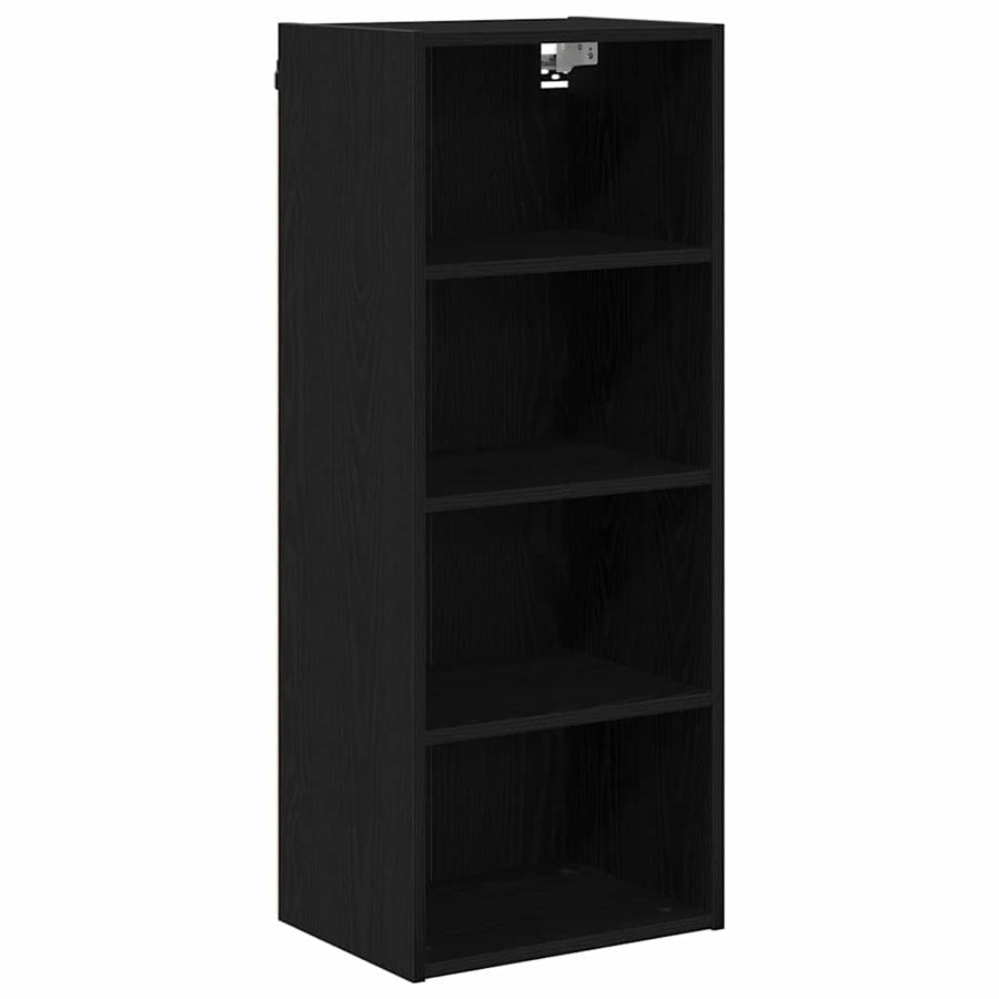 Hanging Cabinet Black Oak 40 x 29,5 x 100 cm Engineered Wood
