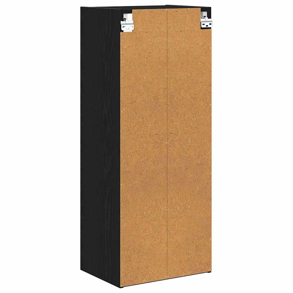 Hanging Cabinet Black Oak 40 x 29,5 x 100 cm Engineered Wood