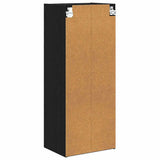 Hanging Cabinet Black Oak 40 x 29,5 x 100 cm Engineered Wood