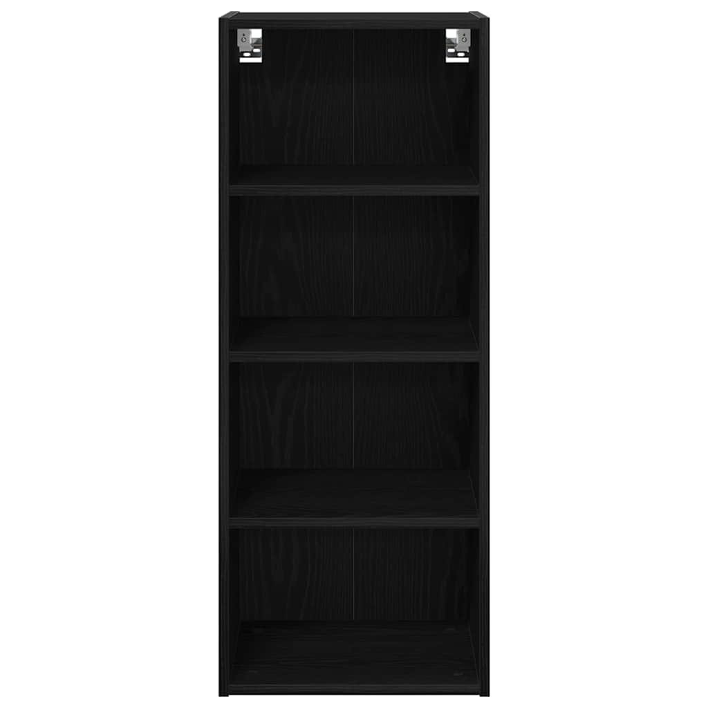 Hanging Cabinet Black Oak 40 x 29,5 x 100 cm Engineered Wood