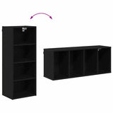Hanging Cabinet with Shelf Riga Black Oak 40 x 29,5 x 100 cm - Extra Image