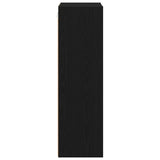 Hanging Cabinet with Shelf Riga Black Oak 40 x 29,5 x 100 cm - Rear View