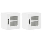 Dishwasher Panel Kalmar 2 pcs White Engineered Wood