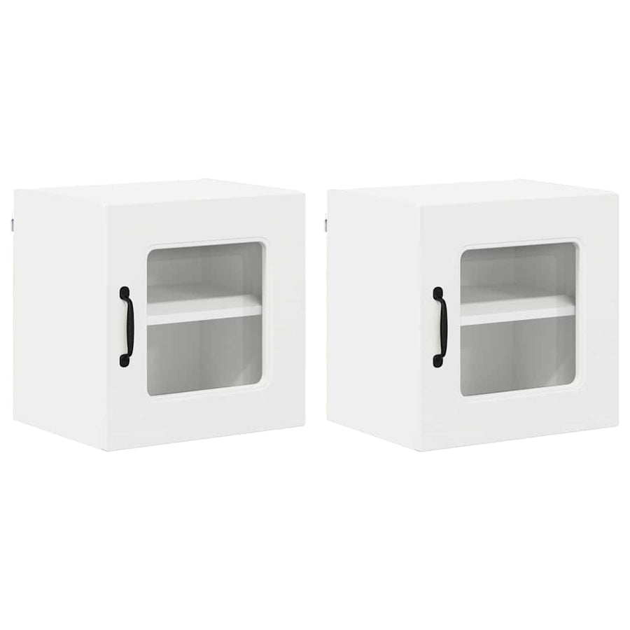 Dishwasher Panel Kalmar 2 pcs White Engineered Wood