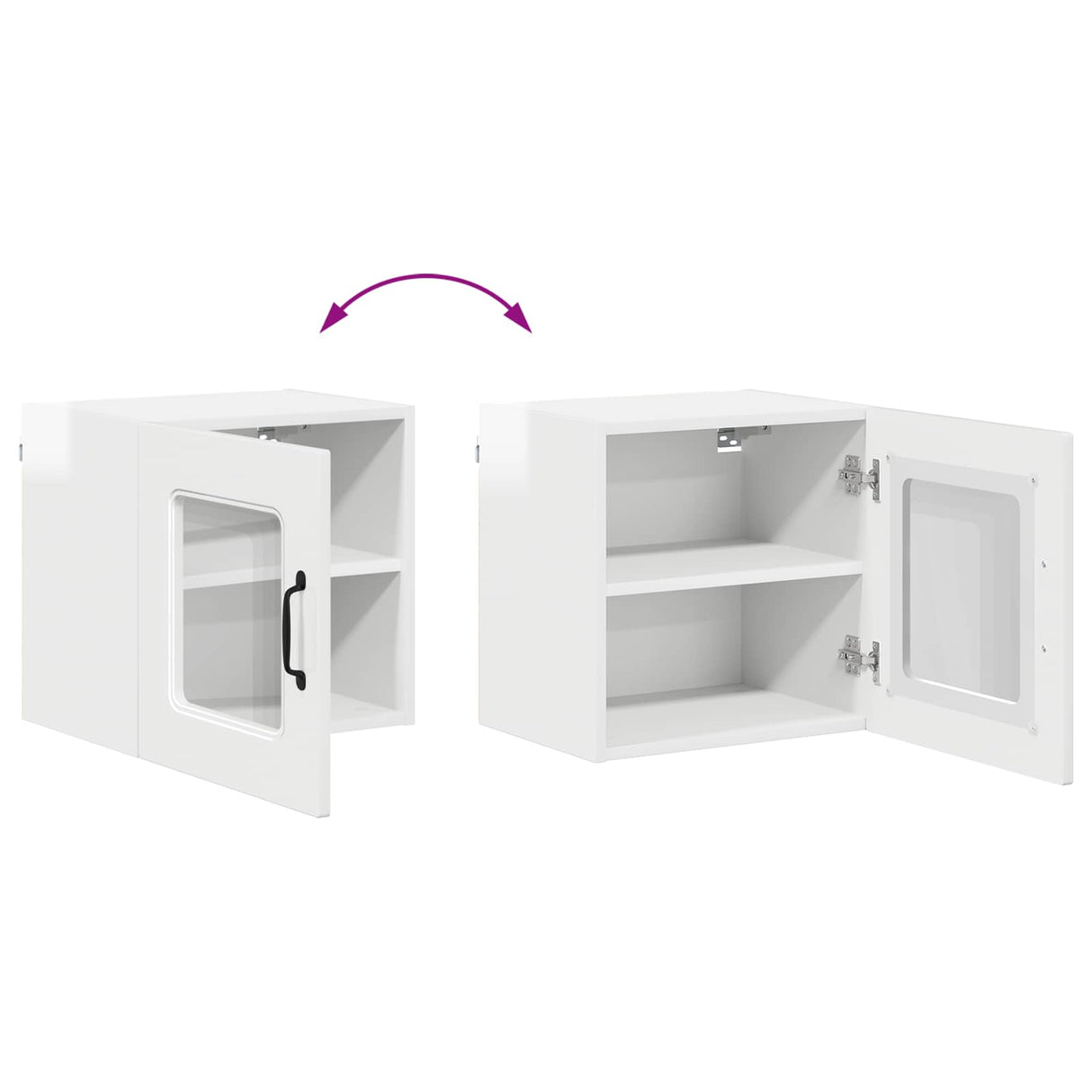 Dishwasher Panel Kalmar High Gloss White 40 x 31 x 40 cm
