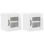 Dishwasher Panel Kalmar 2 pcs High Gloss White Engineered Wood