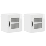 Dishwasher Panel Kalmar 2 pcs High Gloss White 40 x 31 x 40 cm - Front View