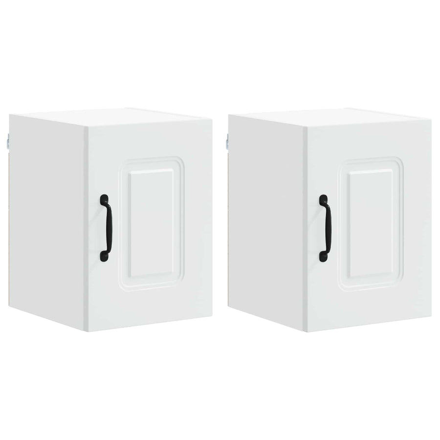 Dishwasher Panel Kalmar 2 pcs White Engineered Wood