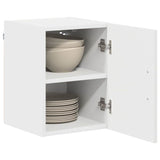 Kitchen Wall Cabinet with Shelf 2 pcs White 30 x 31 x 40 cm - Side View