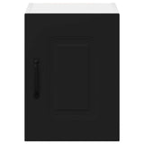 Kitchen Wall Cabinet Black 30 x 31 x 40 cm Engineered Wood - Rear View