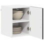 Dishwasher Panel Kalmar 2 pcs Black Engineered Wood