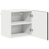 Kitchen Wall Cabinet with Shelf 2 pcs Black 40 x 31 x 40 cm - Rear View