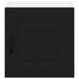 Kitchen Wall Cabinet with Shelf 2 pcs Black 40 x 31 x 40 cm - Close-Up Angle