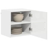 Kitchen Wall Cabinet 2 pcs High Gloss White 40 x 31 x 40 cm - Side View