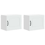 Dishwasher Panel Kalmar 2 pcs White Engineered Wood