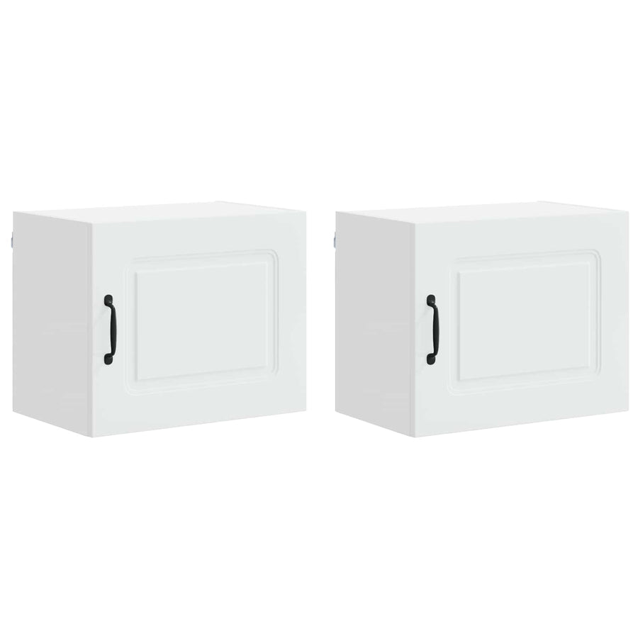 Dishwasher Panel Kalmar 2 pcs White Engineered Wood
