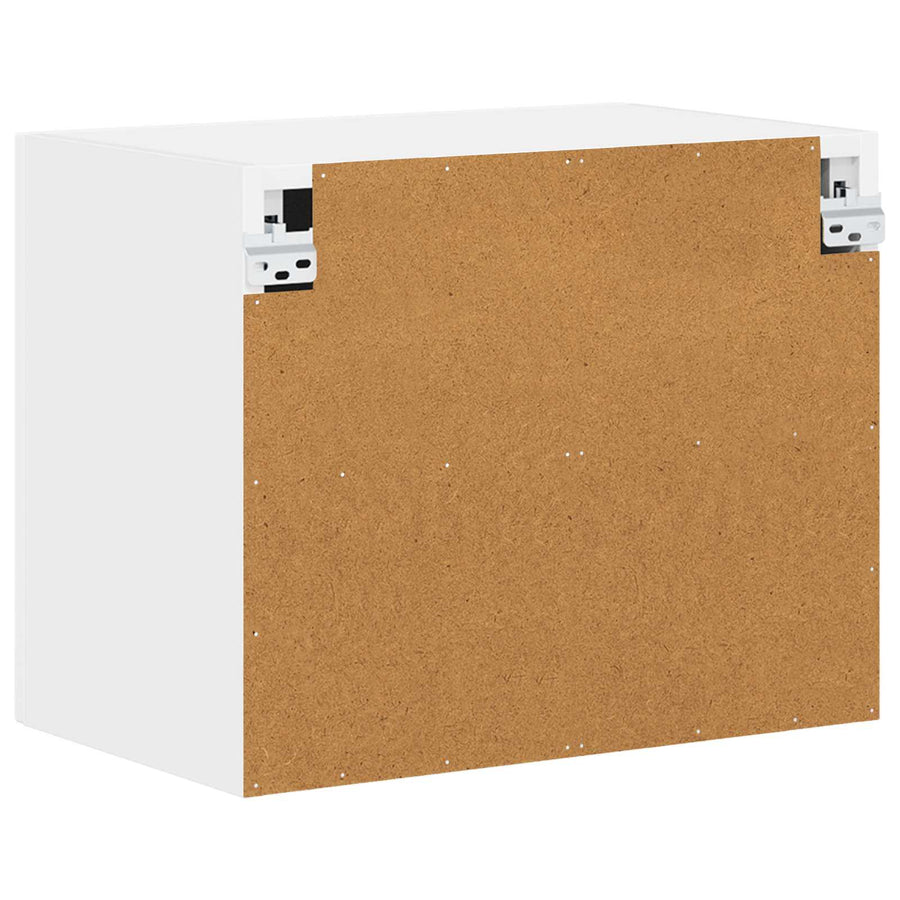 Dishwasher Panel Kalmar 2 pcs White Engineered Wood