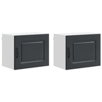 Dishwasher Panel Kalmar 2 pcs Black Engineered Wood