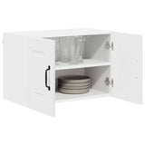 Kitchen Wall Cabinet with Shelf 2 pcs White 60 x 31 x 40 cm - Side View