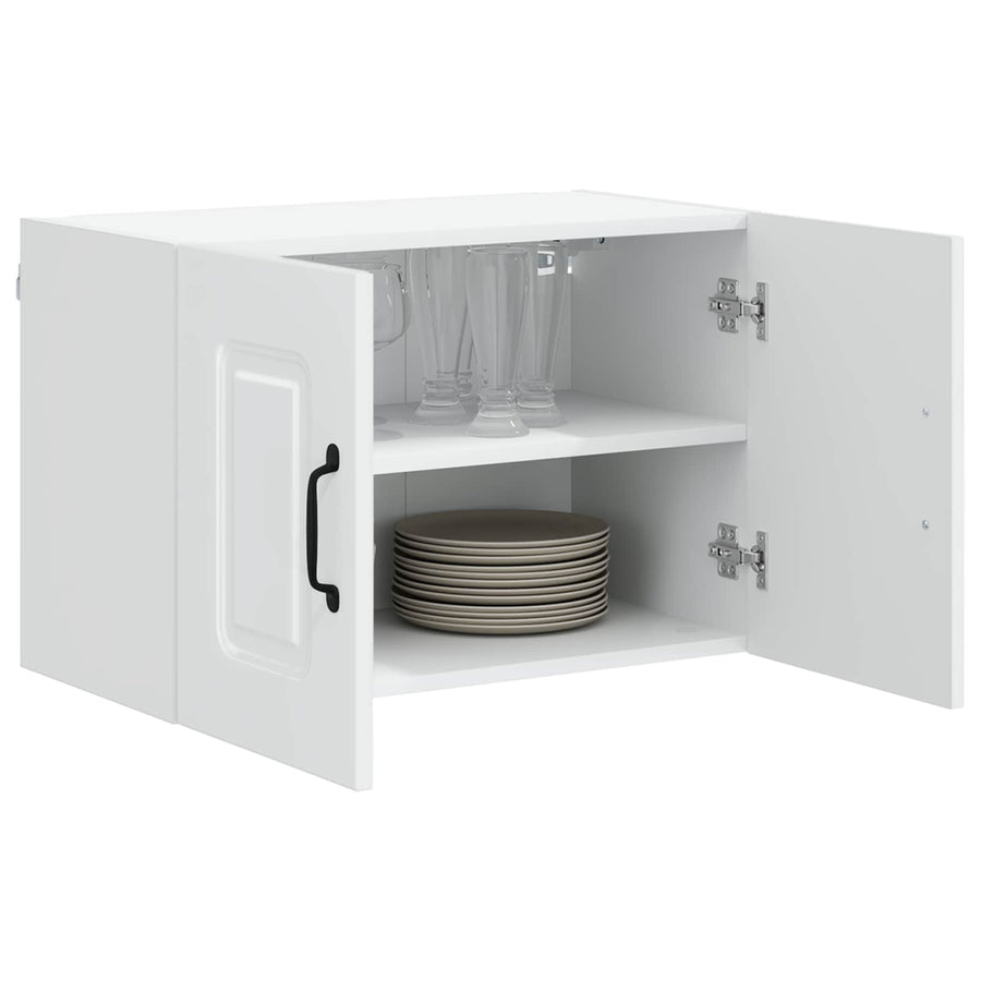 Dishwasher Panel Kalmar 2 pcs White Engineered Wood