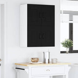 Kitchen Wall Cabinet Black 60 x 31 x 40 cm Engineered Wood - Top-Down View