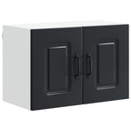 Dishwasher Panel Kalmar 2 pcs Black Engineered Wood