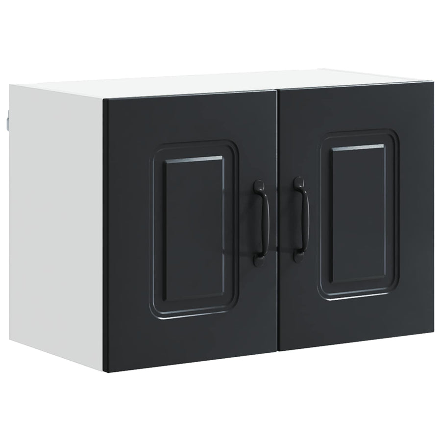 Dishwasher Panel Kalmar 2 pcs Black Engineered Wood