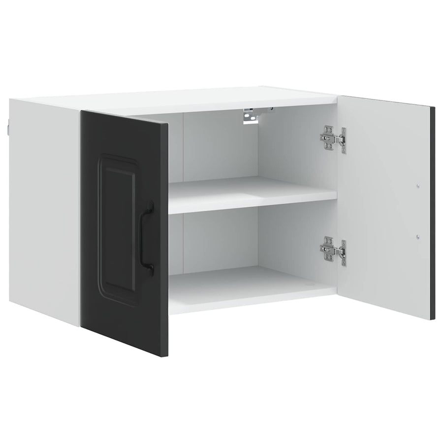 Dishwasher Panel Kalmar 2 pcs Black Engineered Wood