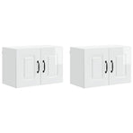 Dishwasher Panel Kalmar 2 pcs High Gloss White Engineered Wood