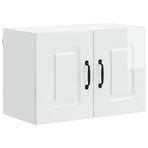 Dishwasher Panel Kalmar 2 pcs High Gloss White Engineered Wood