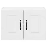 Kitchen Wall Cabinet 2 pcs High Gloss White 60 x 31 x 40 cm - Close-Up Angle