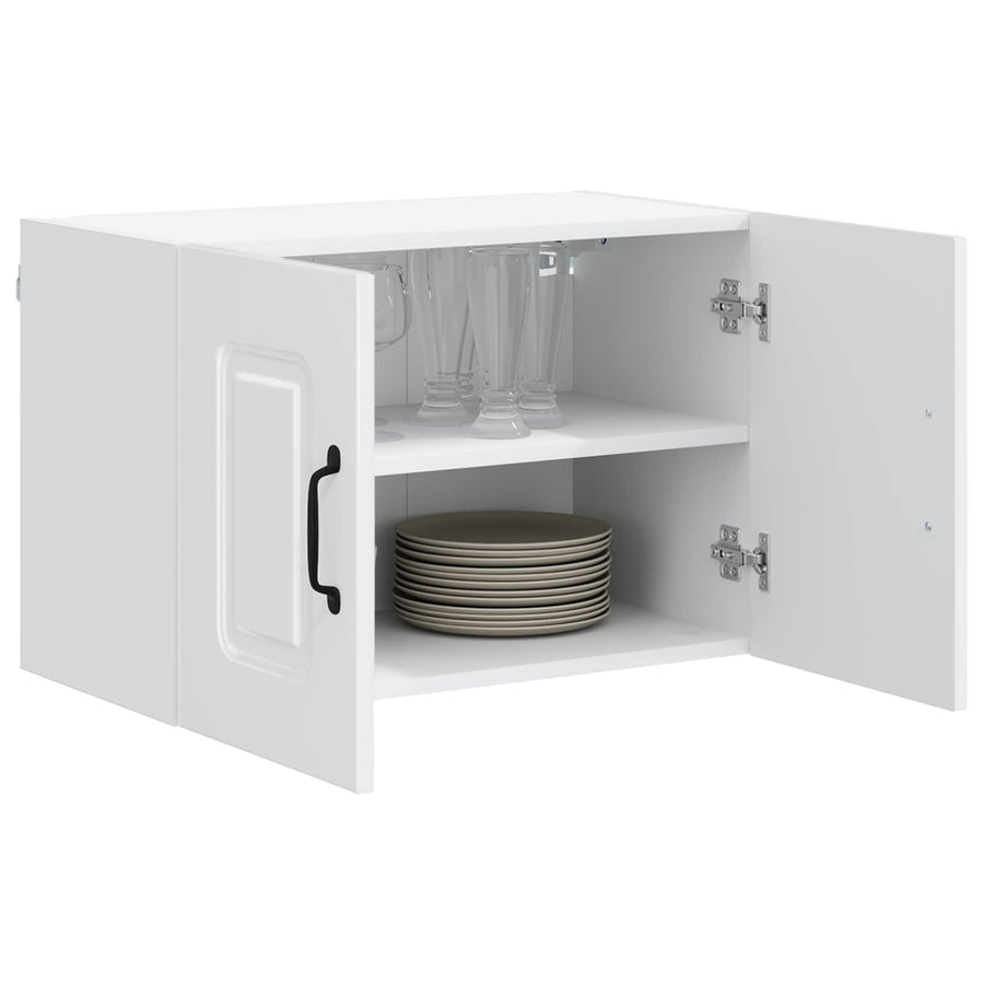 Dishwasher Panel Kalmar 2 pcs High Gloss White Engineered Wood