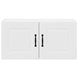 Kitchen Wall Cabinet White 80 x 31 x 40 cm Engineered Wood - Rear View