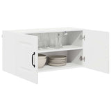 Kitchen Wall Cabinet White 80 x 31 x 40 cm Engineered Wood - Side View