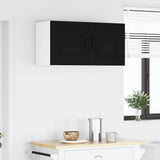 Kitchen Wall Cabinet Black 80 x 31 x 40 cm Engineered Wood - Top-Down View